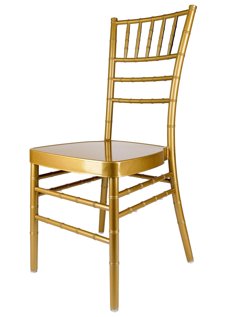 Goid Aluminum Chiavari Chair Left CCAG-AX-T