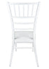 White Aluminum Chiavari Chair by Chivari back CCAW-AX-T