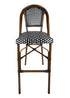 Black and White French Bistro Barstool