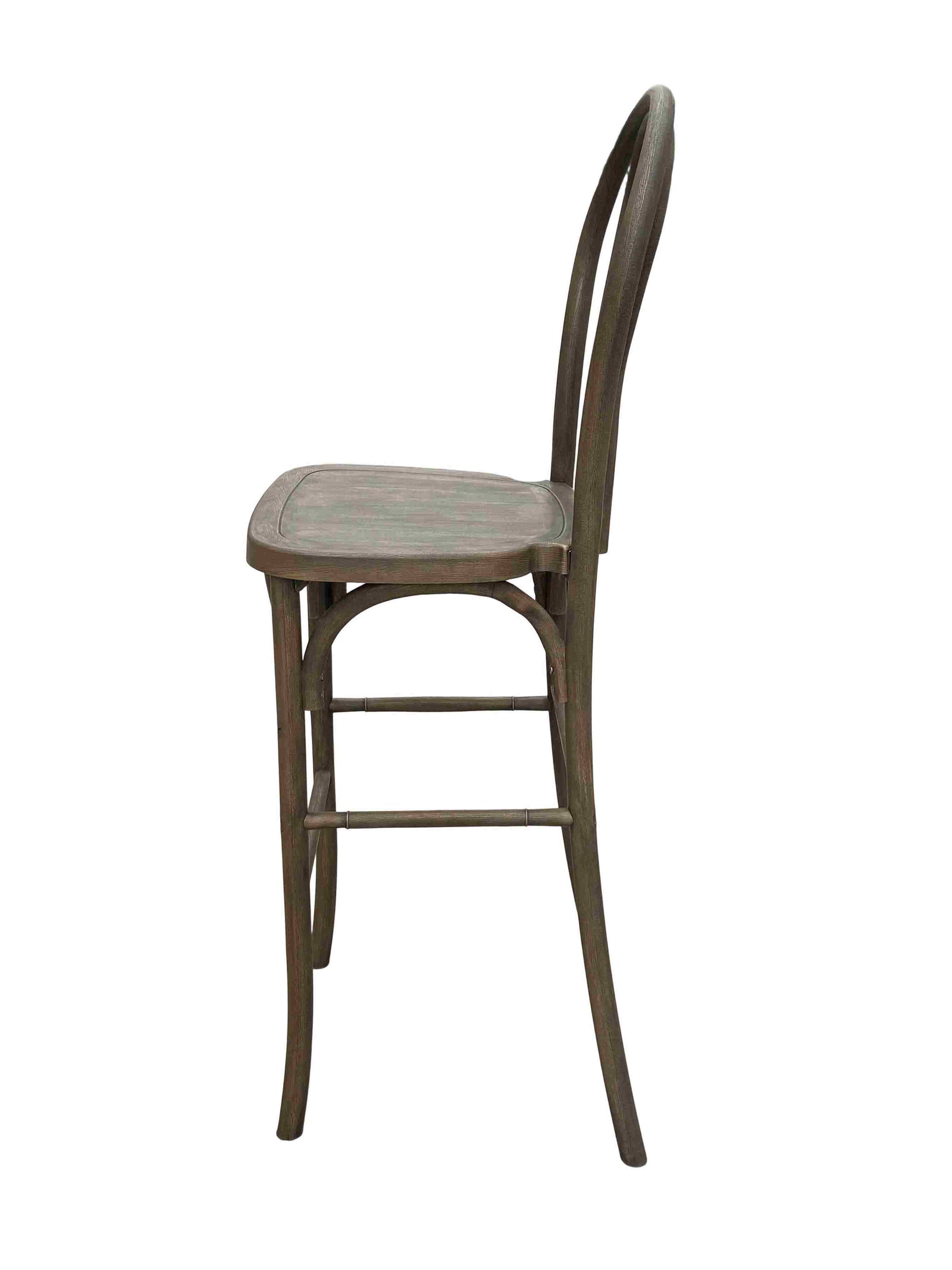 Fruitwood Resin Steel Skeleton™  Bentwood Barstool  (Per Unit Price Shown – Sold only in Quantities of 2) Some Assembly Required