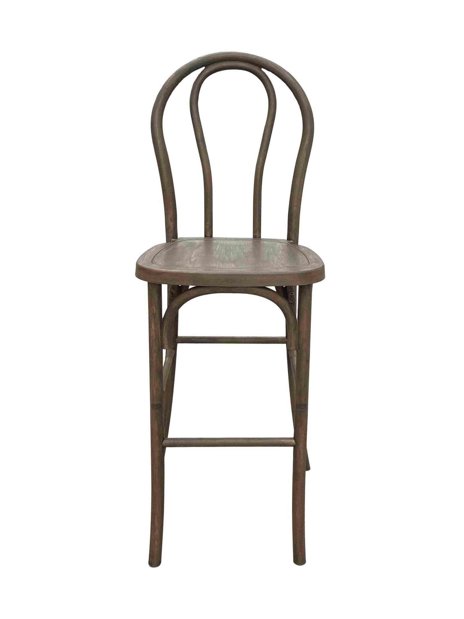 Fruitwood Resin Steel Skeleton™  Bentwood Barstool  (Per Unit Price Shown – Sold only in Quantities of 2) Some Assembly Required