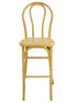 Natural Resin Steel Skeleton™  Bentwood Barstool (Per Unit Price Shown – Sold only in Quantities of 2) Some Assembly Required