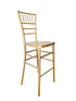 Gold Bullion Resin Steel Skeleton™ Chiavari Barstool