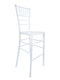 White Resin Steel Skeleton™ Chiavari Barstool