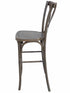 Fruitwood Resin Steel Skeleton™ Cross Back Barstool (Per Unit Price Shown – Sold only in Quantities of 2) Some Assembly Required