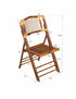 Synthetic Bamboo Folding Chair with Steel Skeleton™ Frame (Per Chair Price Shown - Sold only in Quantities of 2)
