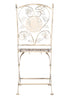 Antique White Barcelona Bistro Folding Chair by Chivari CBBMW-AX-T