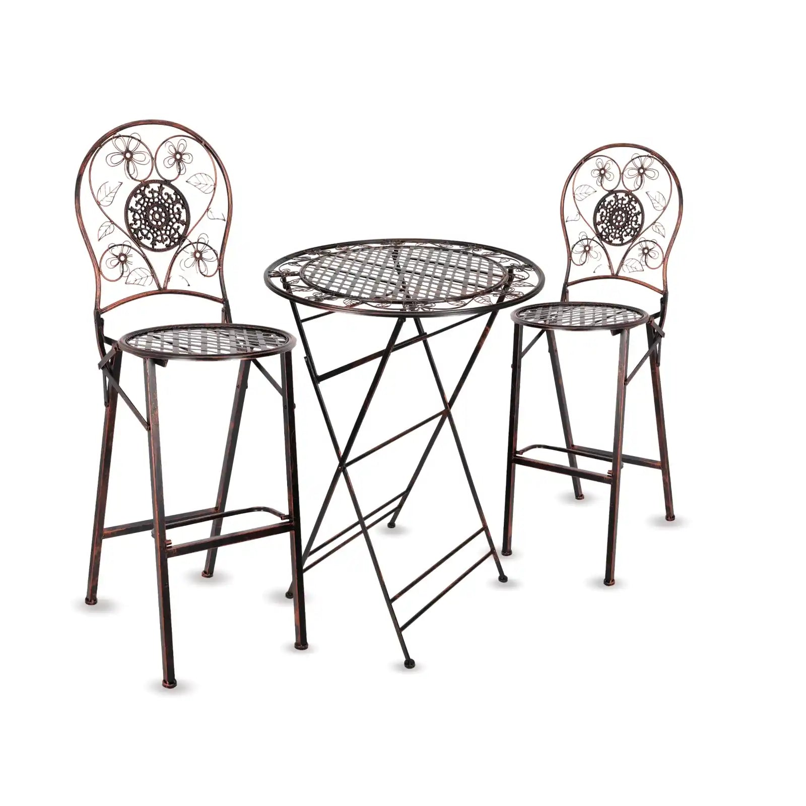 Barcelona Bistro Set in Bronze includes 32
