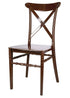 Brown BasicResin™ Cross Back Chair