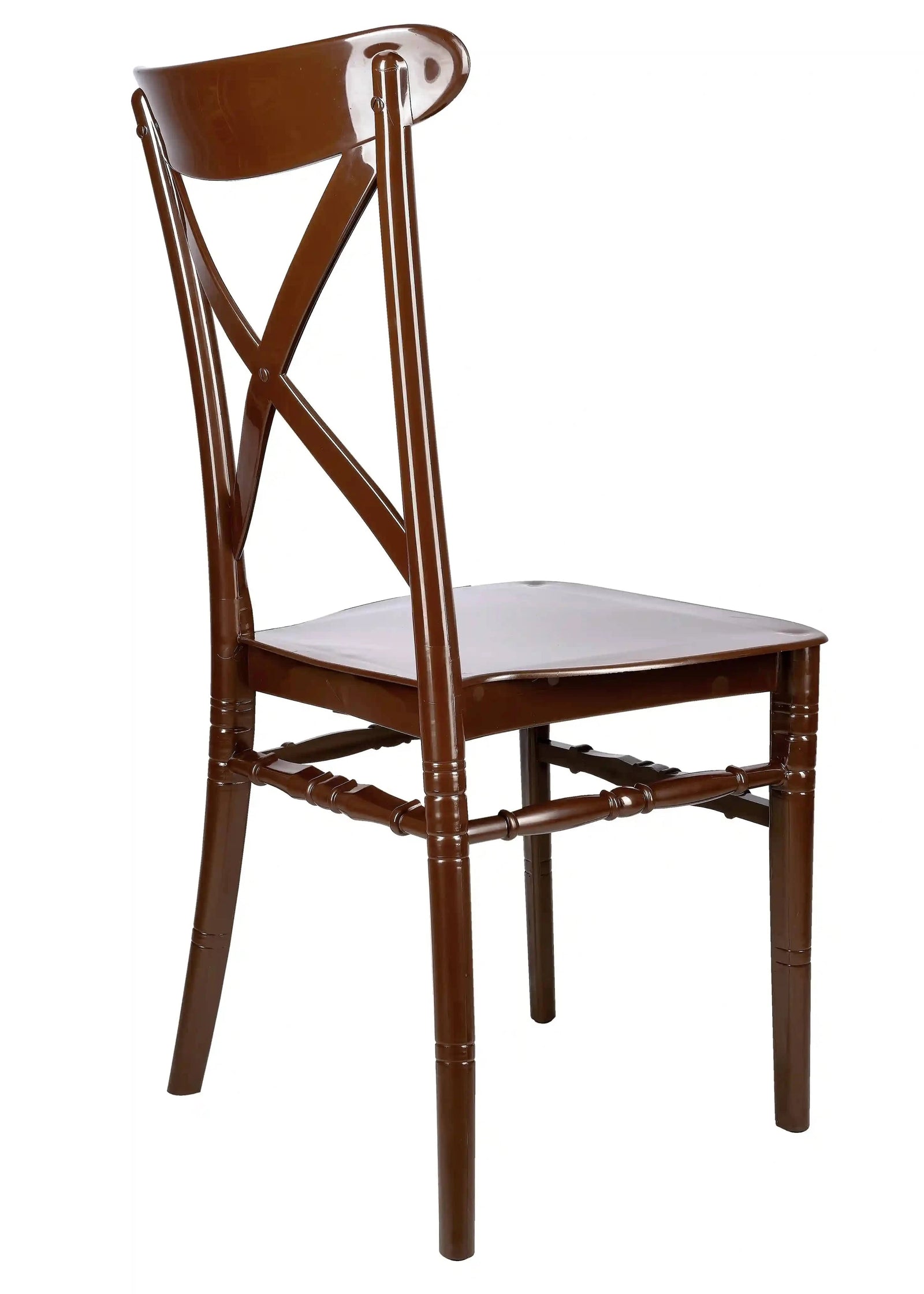 Brown BasicResin™ Cross Back Chair