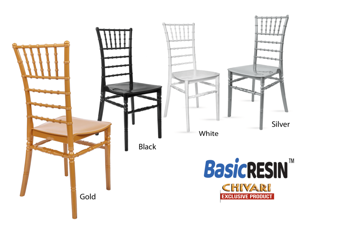 BasicResin Chivari Chairs 4 Chairs