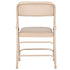 Beige Metal Folding Chair with  Beige Vinyl Cushion (Per Chair Price Shown – Sold only in Quantities of 4)