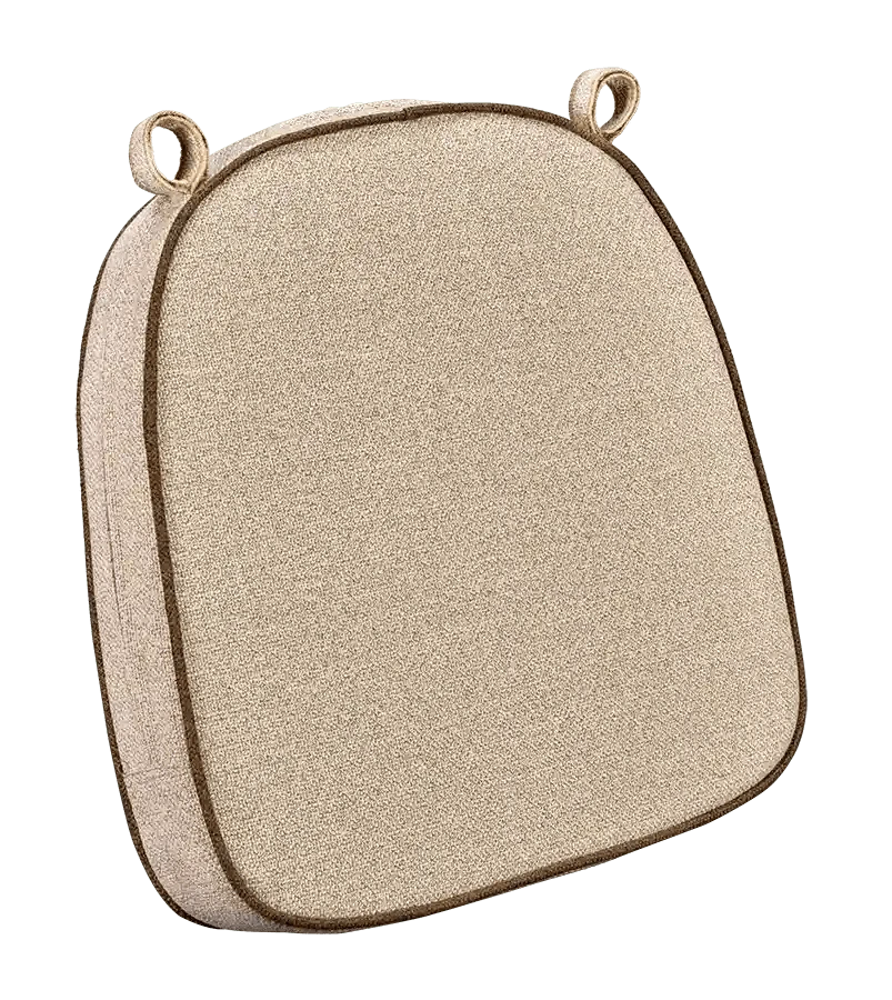 Beige with Light Brown Piping 2.5