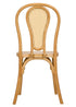 Natural Resin Bentwood Chair, Rattan Back CBRN-RN-ZG-T