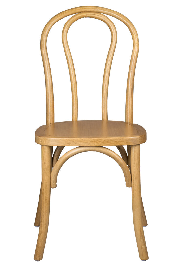 Bentwood Wood Natural Restaurant Chair with Standard Square Seat CBWN-ZG-T