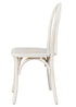 Bentwood Wood White Washed Restaurant Chair with Standard Square Seat by Chivari CBWW-ZG-T