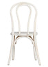 Bentwood Wood White Washed Restaurant Chair with Standard Square Seat by Chivari CBWW-ZG-T