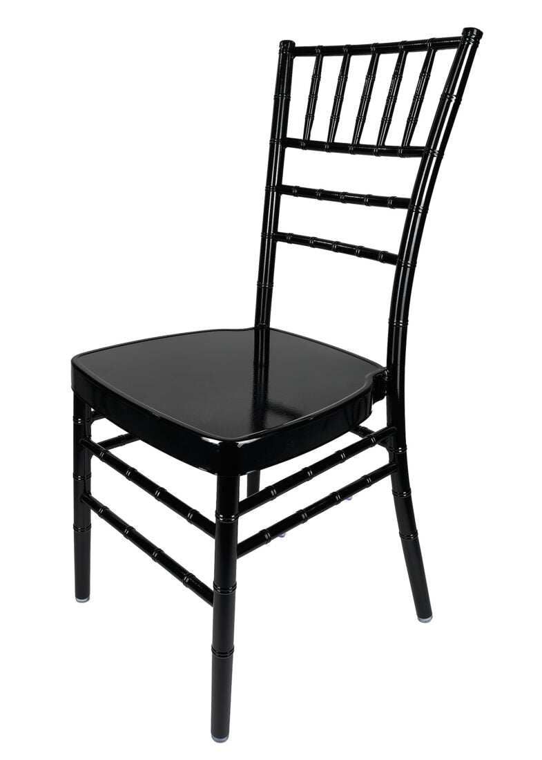 Black Aluminum Chiavari Chair Left1 CCAB-AX-T