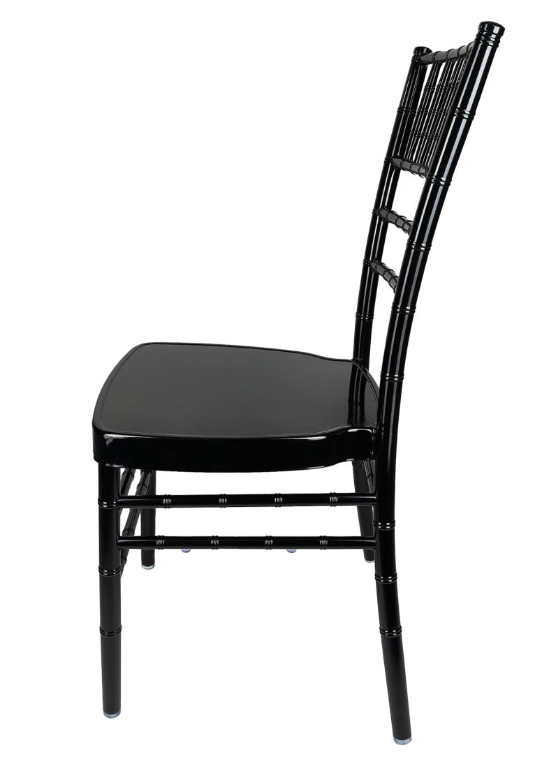 Black Aluminum Chiavari Chair Left2 CCAB-AX-T