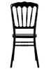 Black Steel Skeleton Napoleon Chair CNRB-STEEL-CX-T