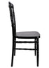 Black Steel Skeleton Napoleon Chair CNRB-STEEL-CX-T