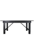 72″ x 40″ (6 Foot ) Black Rectangle Straight Leg Straight Leg Wood Farm Table