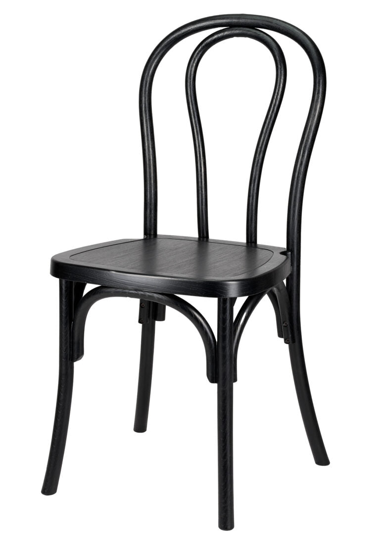 Bentwood Resin Chair Black Standard Seat CBRB-ZG-T