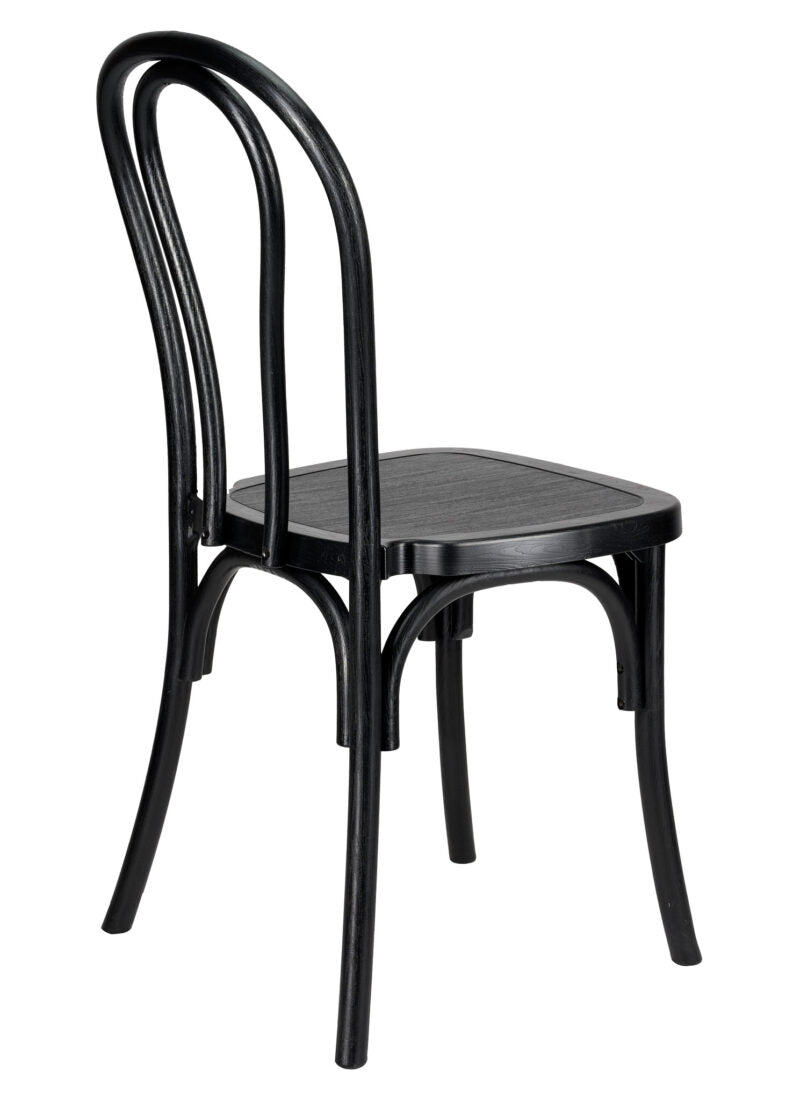 Bentwood Resin Chair Black Standard Seat CBRB-ZG-T