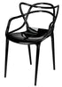 Black Resin Orbit Chair