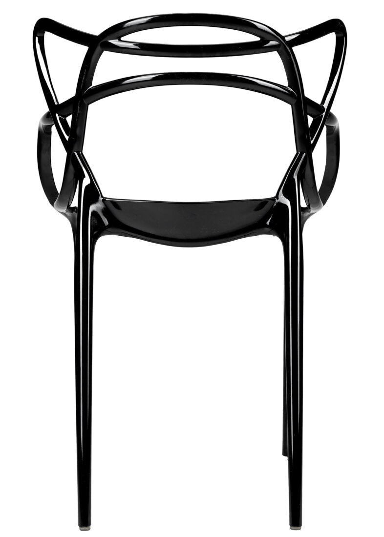 Black Resin Orbit Chair