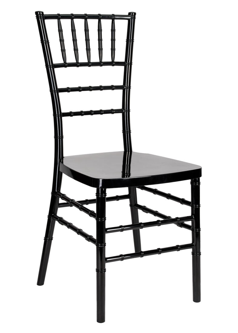 Black Resin Steel Skeleton™ Chiavari Chair