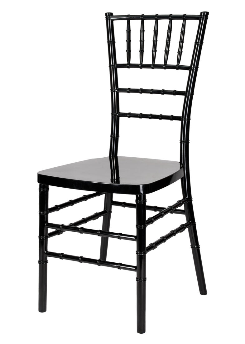 Black Resin Steel Skeleton™ Chiavari Chair