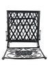 Barcelona Bistro Barstool Black with Square Seat and Back by Chivari (Per Chair Price Shown - Sold only in Quantities of 2)