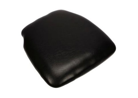 Black Vinyl Wood Base Chiavari Chair Cushion