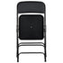 Black Metal Folding Chair with Black Vinyl Cushion (Per Chair Price Shown – Sold only in Quantities of 4)