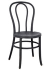 Chivari Black Licorice Resin Bentwood Festive Chair CBFRB-ZG-T