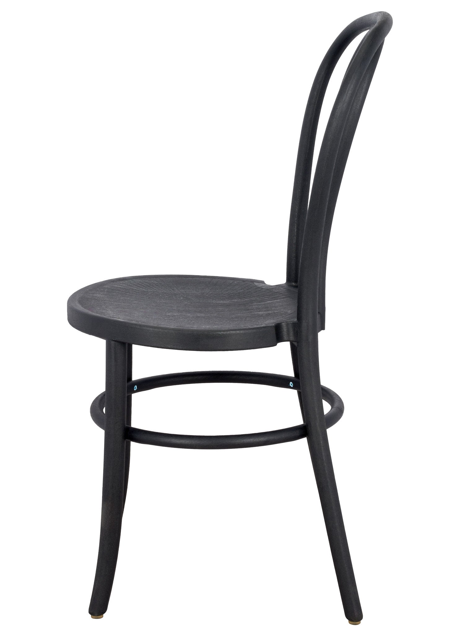 Black Licorice Resin Bentwood Festive Chair