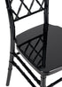 Black Unassembled Diamond Resin Chair (Per Chair Price Shown - Sold only in Quantities of 4)