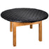 Black 60" (5 Foot) Round Farm Table Protective Cover