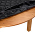 Black 60" (5 Foot) Round Farm Table Protective Cover
