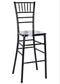 Black Resin Steel Skeleton™ Chiavari Barstool