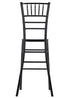 Black Resin Steel Skeleton™ Chiavari Barstool