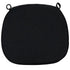 Black 2.0" Thick Willow Wood Velcro Strap Cushion