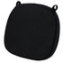 Black 2.0" Thick Willow Wood Velcro Strap Cushion