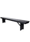 Black 8 Foot (96″ x 12″) Rectangle Farmhouse Table Bench