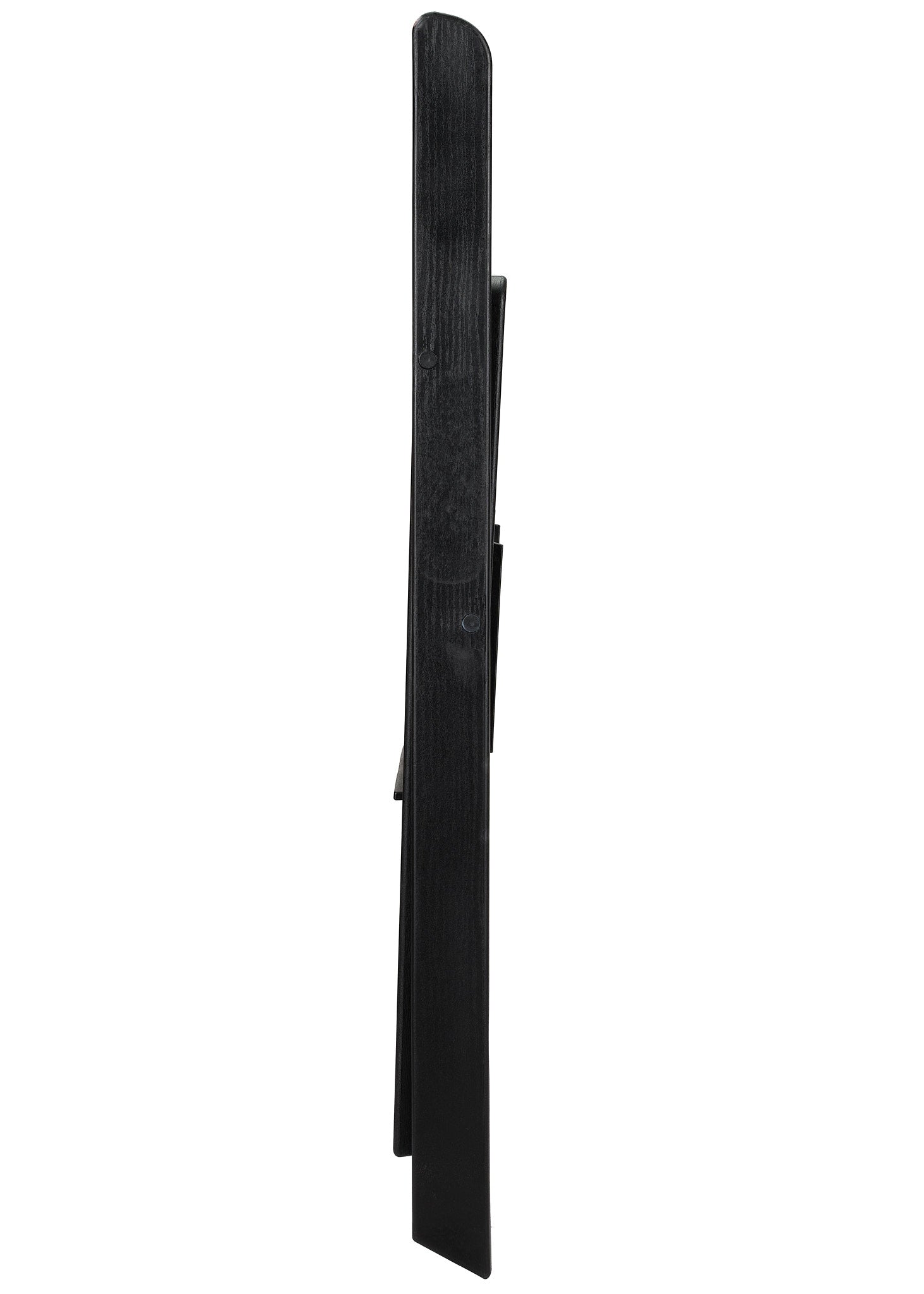 Black WoodGrain™ Resin Folding Chair with Black Vinyl Seat (Per Chair Price Shown - Sold only in Quantities of 4)