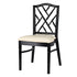 Black Ritz ToughWood™ Chair with Ivory Vinyl Seat