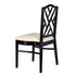 Black Ritz ToughWood™ Chair with Ivory Vinyl Seat