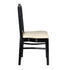 Black Ritz ToughWood™ Chair with Ivory Vinyl Seat