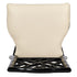 Black Ritz ToughWood™ Chair with Ivory Vinyl Seat